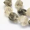 Rough Raw Natural Quartz Beads Strands G-K202-32-3