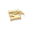 Brass Micro Pave Cubic Zirconia Charms KK-I382-03G-M-2