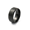 201 Stainless Steel Plain Band Ring for Women RJEW-WH0010-06C-MB-1