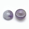 Natural Amethyst Cabochons G-P393-R14-8MM-2