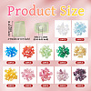 240Pcs 12 Colors Glass Imitation Gemstone Beads GLAA-TA0001-69-3