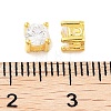 Real 18K Gold Plated 925 Sterling Silver Bead STER-H111-05G-01-3