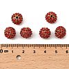 Alloy Rhinestone Beads RB-A034-10mm-A21G-2