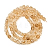 Heated Natural Citrine Beads Strands G-B175-C06-4x4mm-3