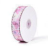 Single Face Printed Polyester Satin Ribbon SRIB-T009-02B-01-2