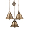 Iron Witch Bells for Door Knob Protection HJEW-JM02252-4