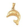 Ion Plating(IP) 304 Stainless Steel Pendants STAS-B141-03D-G-1