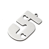 201 Stainless Steel Pendants SA-CBA3D3A-03P-2
