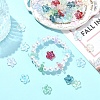 180Pcs 9 Colors Baking Paint Transparent Glass Beads DGLA-YW0001-69-4