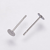 304 Stainless Steel Stud Earring Settings X-STAS-K146-009-4mm-1