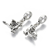 Tibetan Style Alloy European Dangle Charms MPDL-N039-011-2