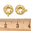 Brass Micro Pave Cubic Zirconia Tube Bails KK-U050-08G-2