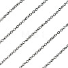 Brass Coated Iron Flat Cable Chains CH-TAC0007-01B-3