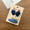 Cloth Butterfly Snap Hair Clips PW-WG84D39-02-1