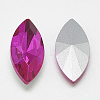 Pointed Back Glass Rhinestone Cabochons RGLA-T083-6x12mm-09-2