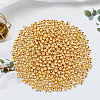 500Pcs Brass Smooth Round Beads KK-PA0001-19G-7