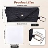 1Pc Imitation Leather with Iron Eyeglass Cases ABAG-CN0001-71A-2