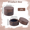 Round Wood Ring Storage Boxes AJEW-CL0005-46B-2