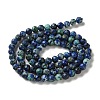 Natural Chrysocolla and Lapis Lazuli Beads Strands G-Z150-A04-4mm-3