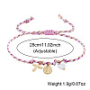 Religion Brass & Natural Shell Charm Bracelets KR4902-4-2