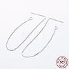 925 Sterling Silver Ear Stud Findings STER-I014-01S-B-5