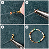 150Pcs 3 Style Brass Crimp Beads Covers KK-CN0001-11-4