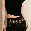 Boho Ethnic Alloy Flower Engraved Waist Chains WG04E47-01-2