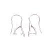 Brass Earring Hooks KK-R037-05P-A-2