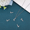 5Pcs 925 Sterling Silver Charms STER-BBC0009-44C-4