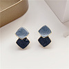 Alloy Enamel Stud Earrings FS-WG02654-01-2