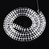 Transparent Glass Beads Strands GLAA-N028-4x8mm-01-2