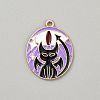 Zinc Alloy Enamel Pendants FIND-CJC0437-008A-1