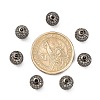 CZ Brass Micro Pave Grade AAA Clear Color Cubic Zirconia Round Beads LS-KK-O065-8mm-05B-NR-2