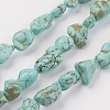 Natural Green Turquoise Beads Strands G-N0312-01-1