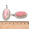 Dyed Natural White Jade Pendants G-XCP0001-53-3