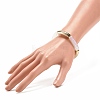 Acrylic Curved Tube Chunky Stretch Bracelet for Women BJEW-JB08123-3