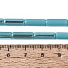Electroplate Opaque Glass Beads Strands EGLA-Q132-02A-F02-4