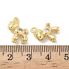 Brass Micro Pave Cubic Zirconia Charms KK-B166-15G-3