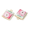 Printed Alloy Pendants AL-CBA7256-17B-G-3