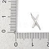 304 Stainless Steel Letter Connector Charms LS-STAS-M108-01P-24-3