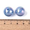 UV Plating Opaque Acrylic Beads SACR-Q005-01-4