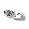 AB Color Plated Electroplate Glass Pendants EGLA-O003-06C-13-2