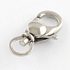 Polished 316 Surgical Stainless Steel Lobster Claw Swivel Clasps STAS-R072-30-2