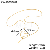 304 Stainless Steel Lariat Necklaces STAS-OY018-30G-2