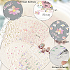 5Pcs 5 Styles Flower Pattern Self Adhesive PET Nail Art Stickers Decals MRMJ-SP0001-24-4
