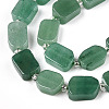 Natural Green Aventurine Beads Strands G-C098-A25-01-2