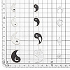   DIY Yin Yang Making Finding Kit DIY-PH0009-72-4