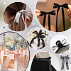 4 Rolls 4 Styles Polyester Ribbons OCOR-WH0077-132-5