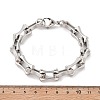 304 Stainless Steel Bone Link Bracelets for Women Men BJEW-F488-28P-5