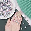 CHGCRAFT 180Pcs 15 Colors Handmade Porcelain Beads PORC-CA0001-15-3